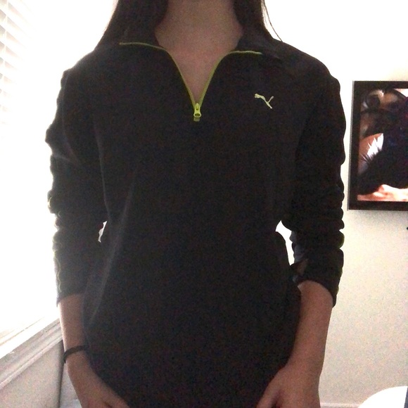 men’s PUMA quarter zip sweater - Picture 2 of 5